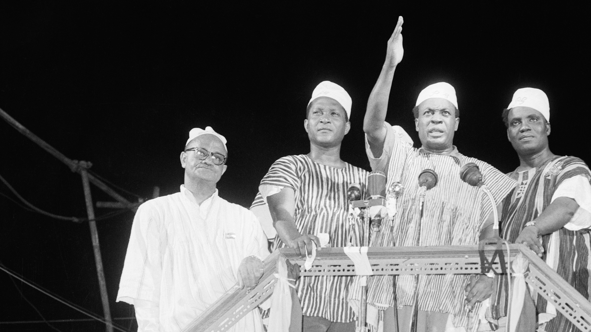 <p>Ghana, formerly the British Gold Coast, becomes the first country in sub-Saharan Africa to gain independence from the colonising powers.</p>